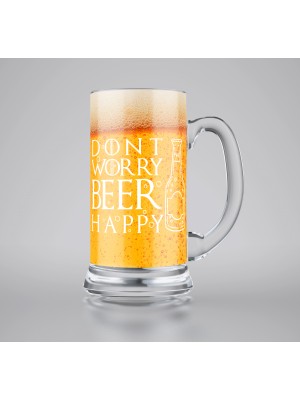 Халба за бира Madcolors - Don't Worry BEER Happy